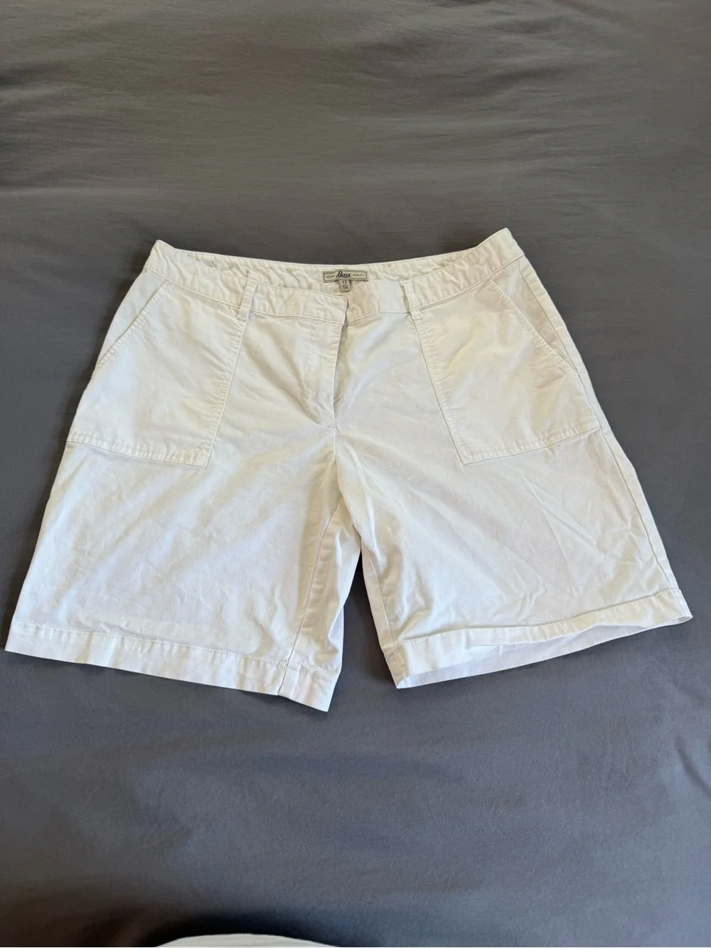 Bass Women's White Casual Shorts